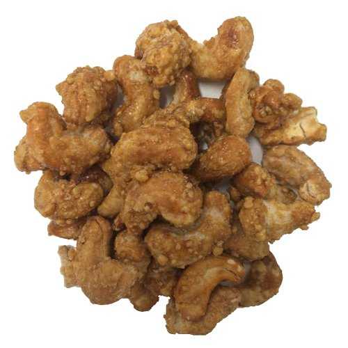 OliveNation Butter Toffee Cashews, Roasted Salted Whole Nuts Coated インチ Rich Butter Toffee for Snack Mixes, Gourmet Snacking, Edible Decoration - 25 pounds