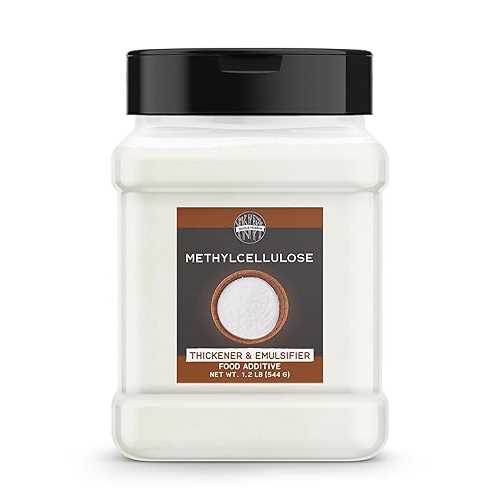 Birch \u0026 Meadow Methylcellulose, 1.2 重量ポンド, Thickener \u0026 Emulsifier, Food Additive, Baked Goods \u0026 Desserts