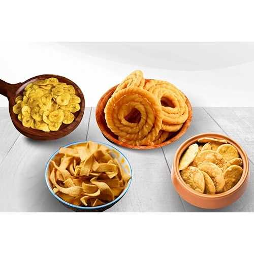 SHASTHA FOODS Grand Sweets and Snacks Summer Special Combo Traditional South Indian Variety Pack of 4 250g Each)