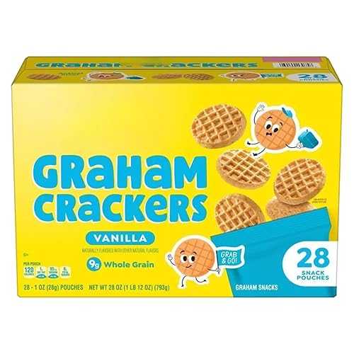 Generic Graham Crackers Vanilla Flavored Waffles, Kids Snacks, 1 薬局衡オンス, 28 Count (1 Pack)