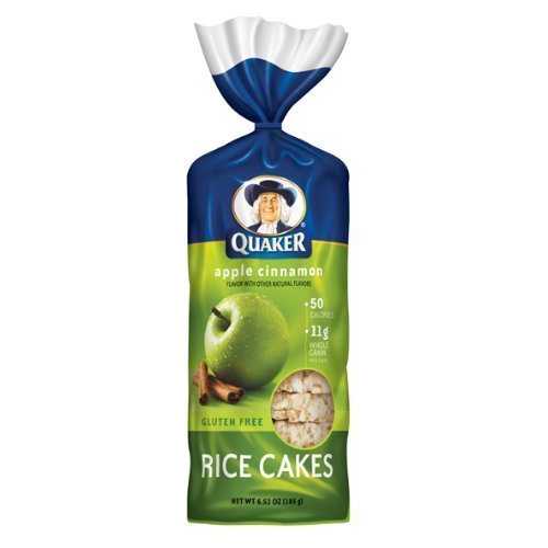 Quaker Rice Cakes Apple Cinnamon 6.53 Oz - 6 Unit Pack by Quaker