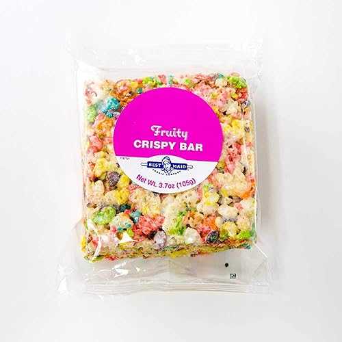 Best Maid Cookies Best Maid Individually Wrapped Fruity Crispy Bar, 3.7 Ounce -- 24 per case.