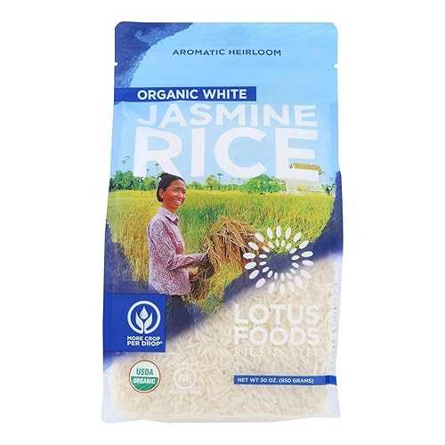 Generic L.otus Foods Organic White Jasmine Rice 30 薬局衡オンス (Pack of 6)