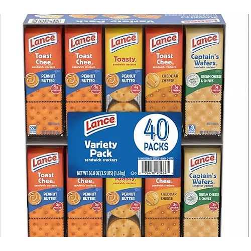 Generic Lance Variety Pack Sandwich Crackers, 40 pk. 1 of pack