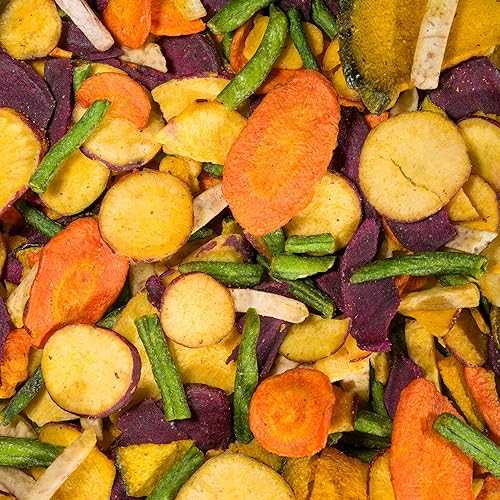 Smarty Stop Mixed Veggie Chips, Assorted Dried Salted Vegetable Snacks (3 Pound (Pack of 1))