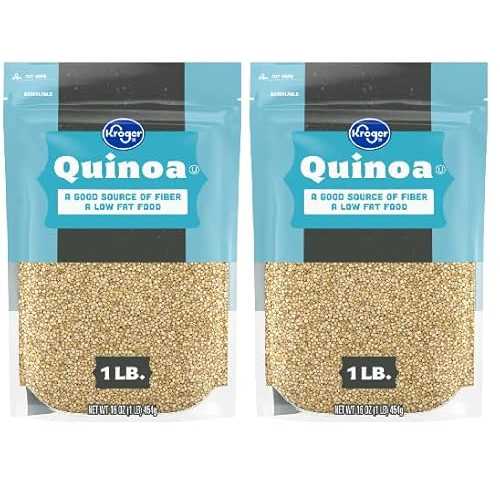 Generic Quinoa A Good Source Of Fiber A Low Fat Food (2 Bags, 16 薬局衡オンス. each)