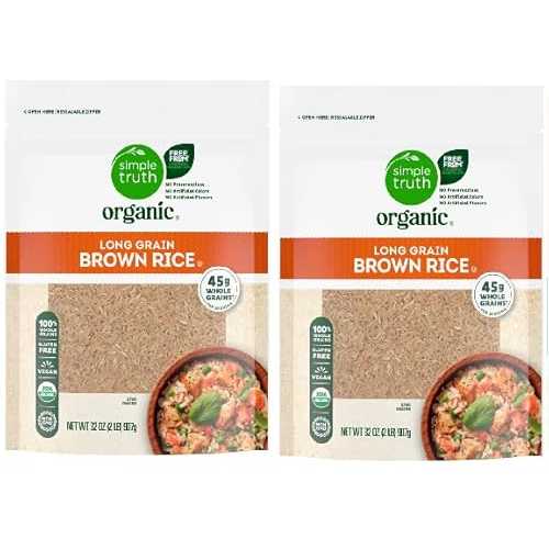 Generic Organic Long Grain Brown Rice (2 Bags, 32 薬局衡オンス. each)