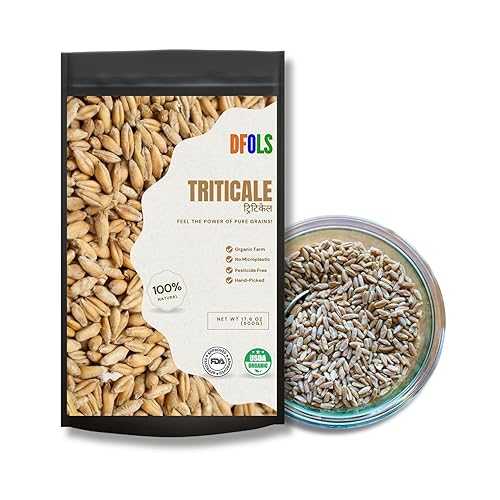 DFOLS Triticale Whole Grain Mild Nutty Wheat Rye Flavor for Cooking 0.55重量ポンド 8.82薬局衡オンス (250g) Premium Quality トリティケール DFOLS Triticale Whole Grain Mild Nutty Wheat Rye Flavor for Cooking 0.55重量ポンド 8.82薬局衡オンス (250g) Premium Qu
