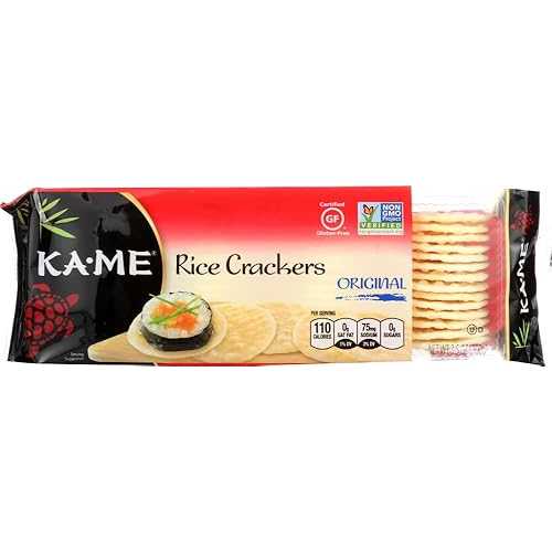 PACK OF 2 - Ka-Me Original Rice Crackers, 3.5 薬局衡オンス (Pack of 12)