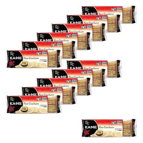 Generic Kame Plain Rice Cracker, 3.5 薬局衡オンス, 12 Pack