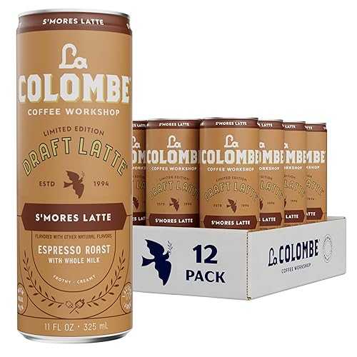 La Colombe Coffee, S\u0027mores Latte, Cold Brew Draft Latte, 11 fl 薬局衡オンス Cans (Pack of 12)