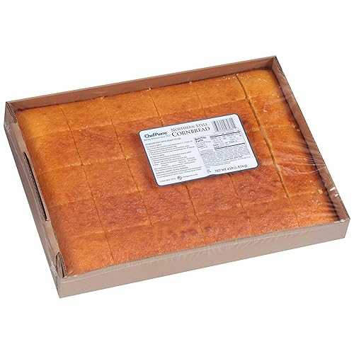 Sara Lee Chef Pierre Pre Cut Northern Style Cornbread, 12 x 16 inch -- 4 per case.