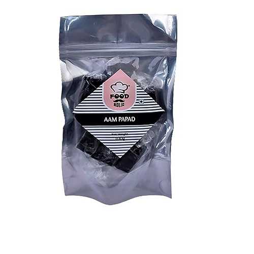 Blessfull Healing FOODHOLIC Aam papad, Premium Khatta Aam Papad Slice Bar (100 GM)_Packing May Vary