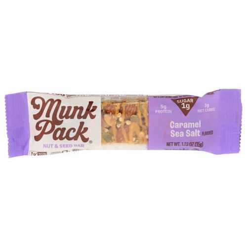 Generic Mun.k Pack Nut Seed Caramel Sea Salt 1.23 薬局衡オンス (Pack of 12)