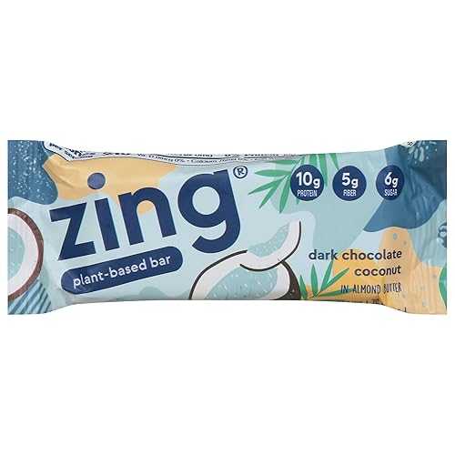 Generic Zin.g Bars Chocolate Coconut 1.76 薬局衡オンス (Pack of 12)