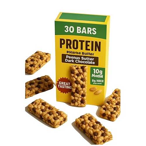 Generic Nature\u0027s Vallley Peanut Butter Dark Chocolate Protein Chewy Bars, Gluten-Free Granola Bars, 30 Count
