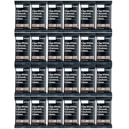 RXBAR Protein Bars, Chocolate Sea Salt, 24 Count Simple Ingredient Snack Bars
