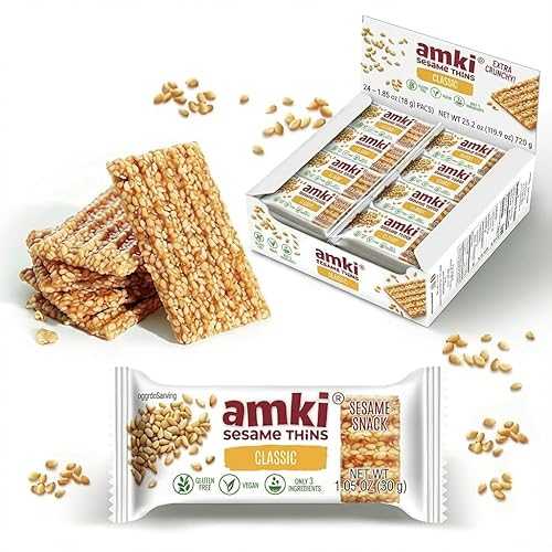 Generic Sesame Thins Classic, 72 Pack Bulk, (Sesame Snaps), Gluten Free, Vegan, Delicious and Crunchy Sensibly Sweet Snacks, 2.16 Kg Total, Individually Packed, 4重量ポンド 12薬局衡オンス.