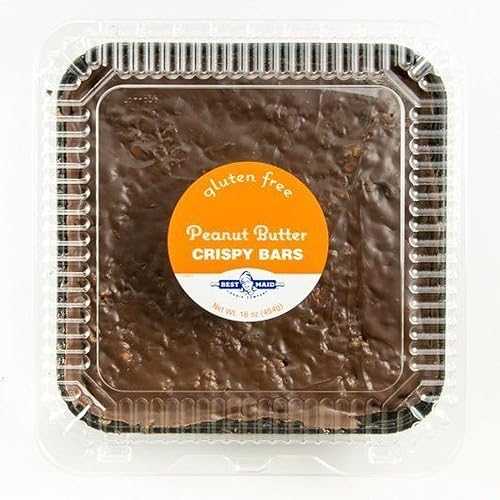 Best Maid Peanut Butter Crispy Bar, Gluten Free, Chocolate Butterscotch, Peanut Butter with Crisped Rice, 1.7 Ounce, 12 Count