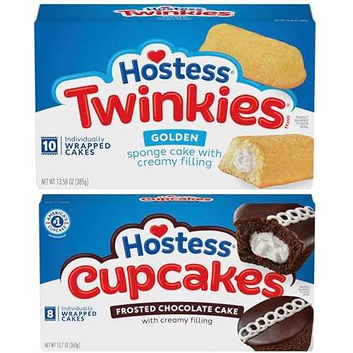 Hostess Variety Pack - Chocolate Cupcakes and Golden Twinkies - 2 Boxes