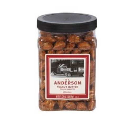 Anderson Bakery Peanut Butter Nuggets Pretzel 24 薬局衡オンス (Pack of 2)