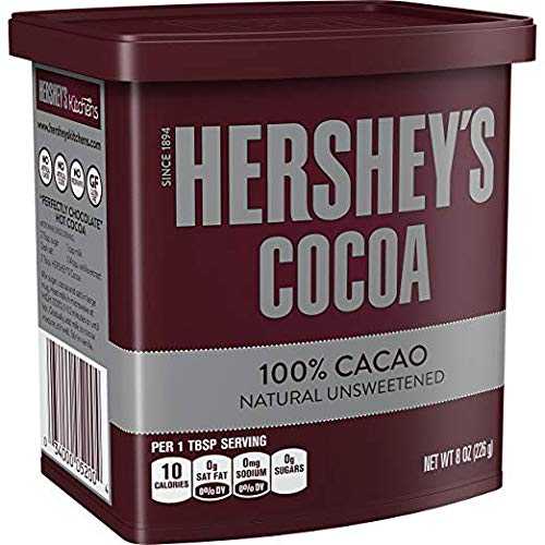 Hershey\u0027s Cocoa, Natural Unsweetened, 8 薬局衡オンス Container (Pack of 4)