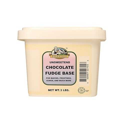 Bakerdale Bakedale Unsweetened Cocoa Fudge Base, Use インチ Baking, Chocolate Fudge Frosting, Icings, Buttercream, Ice cream making, and mcuh more