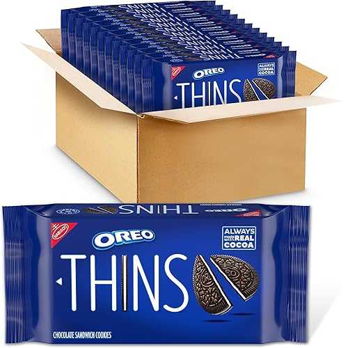 OREO Thins Chocolate Sandwich Cookies, 12-9.21 薬局衡オンス Packs