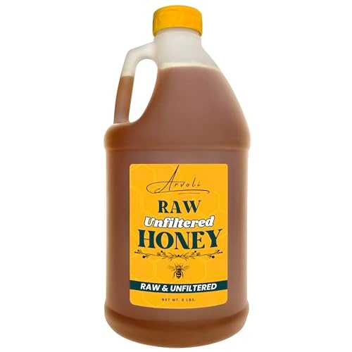 Arvoli Bulk Honey - 6 LBS - Half Gallon of Raw Honey - Pure Unfiltered Delicious Healthy
