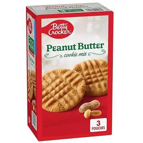 Betty Crocker Peanut Butter Cookie Mix 3-17.5 Oz (Pack of 2)