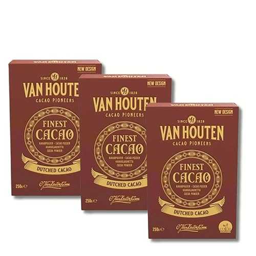Van Houten Dutched Cocoa 8.8 Ounce Box (Pack of 3)
