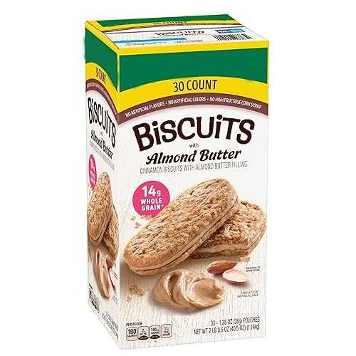 Generic Natures Valley Almond Butter Biscuit Sandwich, 30 Count