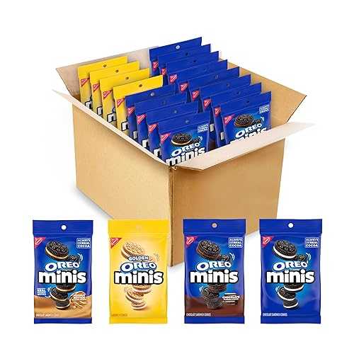 ??OREO Minis Sandwich Cookies Variety Pack, Original Creme, Chocolate Creme, Peanut Butter Chocolate, and Golden OREO, 16-3 薬局衡オンス Bags? OREO Minis Sandwich Cookies Variety Pack, Original Creme, Chocolate Creme, Peanut