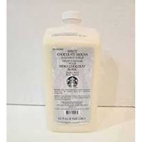 Generic White Chocolate Mocha Sauce - Premium Flavoring For Use Hot or Cold; Compatible With Starbucks Coffees, Lattes, Mocha, Frappuccinos, Desserts \u0026 Baking; Same Used インチ Cafes by Baristas - 63 薬局衡オンス (Bottle Only)