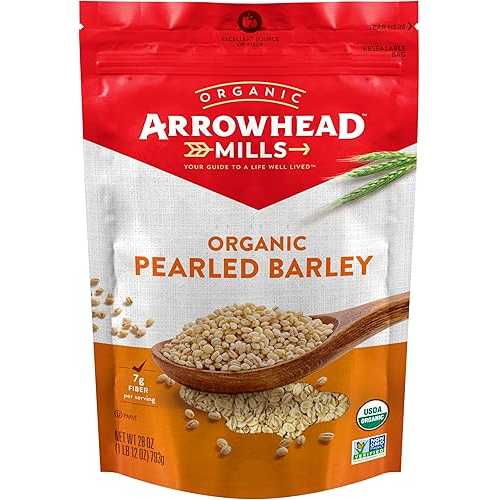 Arrowhead Mills Organic Pearled Barley, 28 薬局衡オンス Bag (Pack of 12)