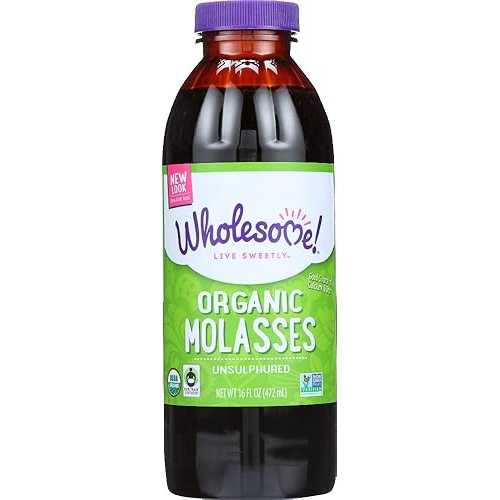 Wholesome Sweeteners Blackstrap Molasses 48x 16 Oz