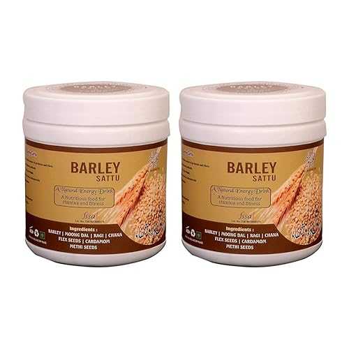 AL MASNOON Barley Sattu/Jau Ka Sattu 300 Gms Pack Of 2