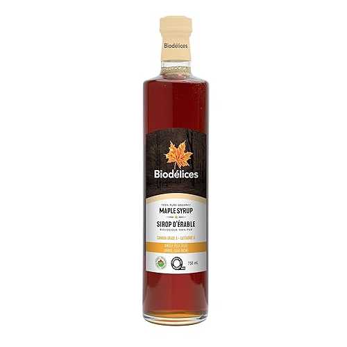 Biod・・lices Maple Syrup - Glass Bottle - 750ml - Pure Premium Maple Syrup from Quebec, Canada BIODELICES Biod lices Maple Syrup - Glass Bottle - 750ml - Pure Premium Maple Syrup from Quebec, Canada