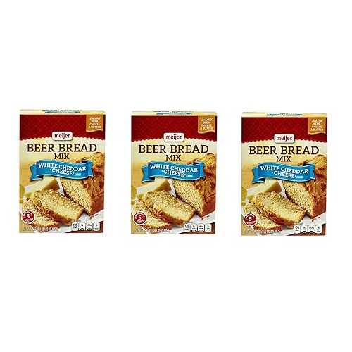 Generic Pack of 3 White Cheddar Cheese Beer Bread Mix, 17 薬局衡オンス.