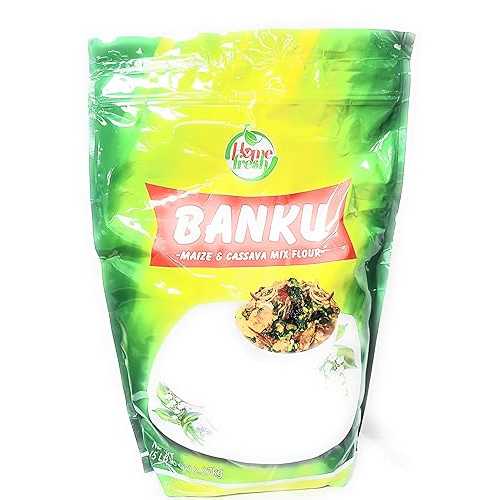 Legacy Foods Banku Maize \u0026 Cassava Mix Flour 5lbs/2.27kg. Product of Ghana