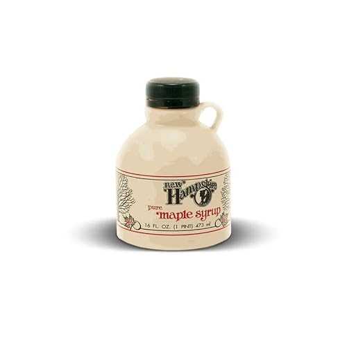 Whitmore Farm LLC 100% Pure New Hampshire Maple Syrup - Pint (16薬局衡オンス) Jug (Dark - Robust Taste)