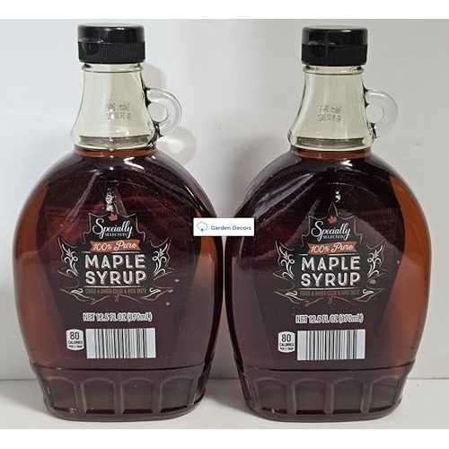 Generic Specially Selected 100% Pure Maple Syrup Grade A Amber Color \u0026 Rich Taste 12.5fl 薬局衡オンス 370ml (2 Bottles)