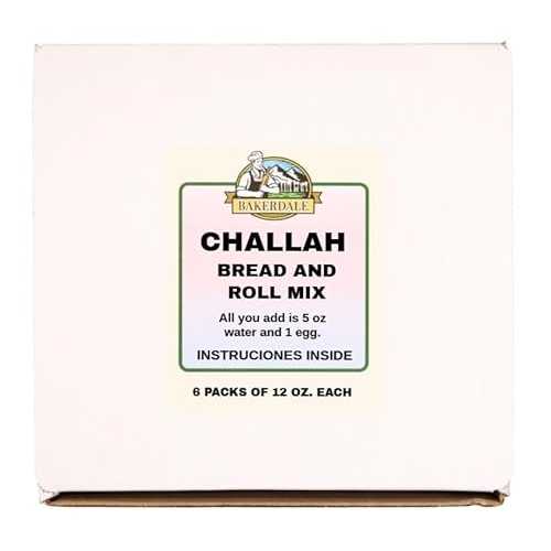 Bakerdale Challah Bread and Roll Mix 6 Batches of 12 Ounces Each Just Add one Egg and Water