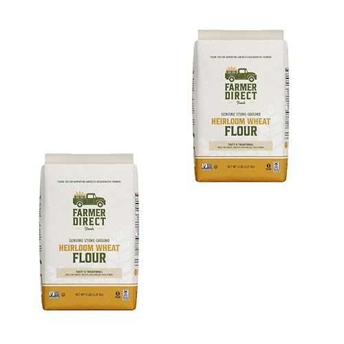 Farmer Direct Foods Heirloom Wheat Flour, 5 重量ポンド, 2 Pack