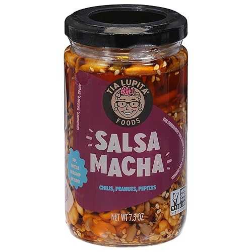 Generic T.ia Lupita Mocha Chili Peanut Pepita Salsa 7.5 薬局衡オンス (Pack of 6)