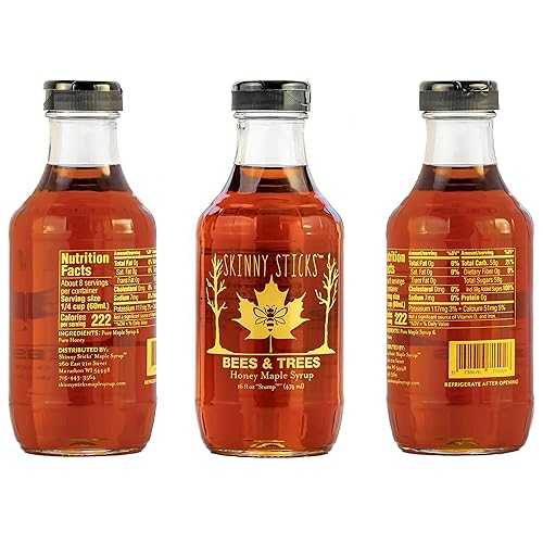 Generic S.kinny Sticks Maple Honey Blend Syrup 16 Fluid Ounces (Pack of 6)