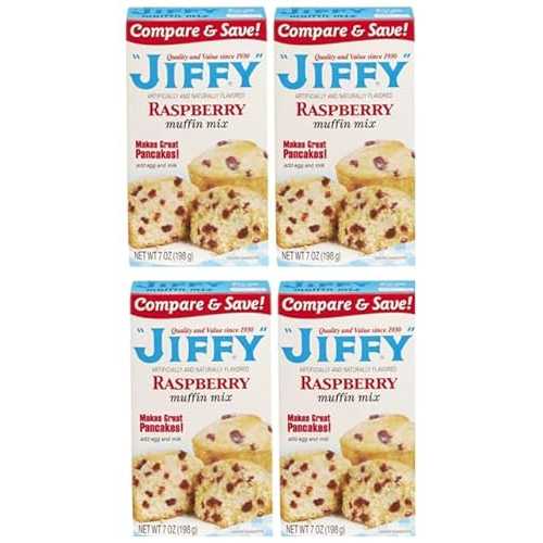 Generic Raspberry Muffin Mix (Pack Of 4 Boxes), 7 薬局衡オンス. Each