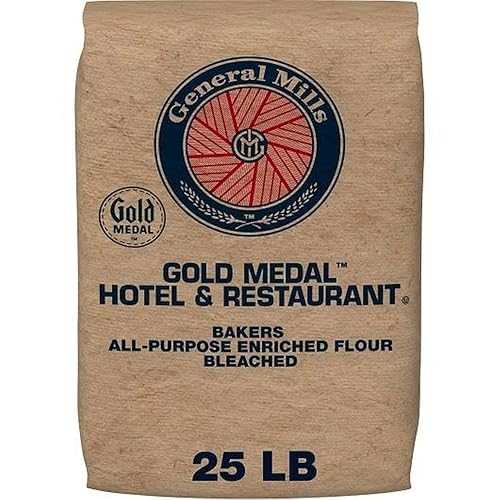 General Mills Gold MedalTM Hotel \u0026 Restaurant Bakers All-Purpose Flour Bleached Enriched Malted 25 重量ポンド