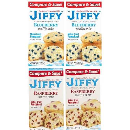 Generic Raspberry and Blueberry Muffin Mix (4 Boxes, 7 薬局衡オンス. Each)
