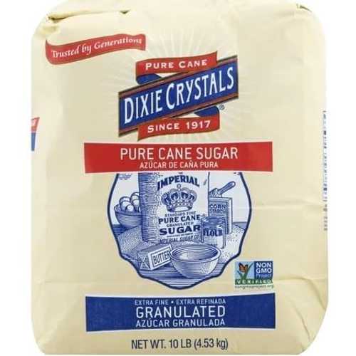 Adventure Home Dixie Crystals Extra Fine Granulated Sugar, 10-Pound+ shipping インチ box